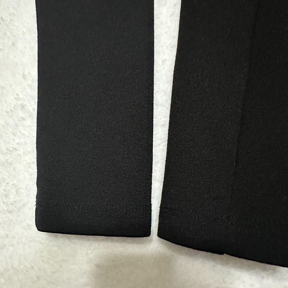 Carmen Marc Valvo Womens Black Peplum Top Size S Preppy Office Casual Minimalism - Picture 6 of 9